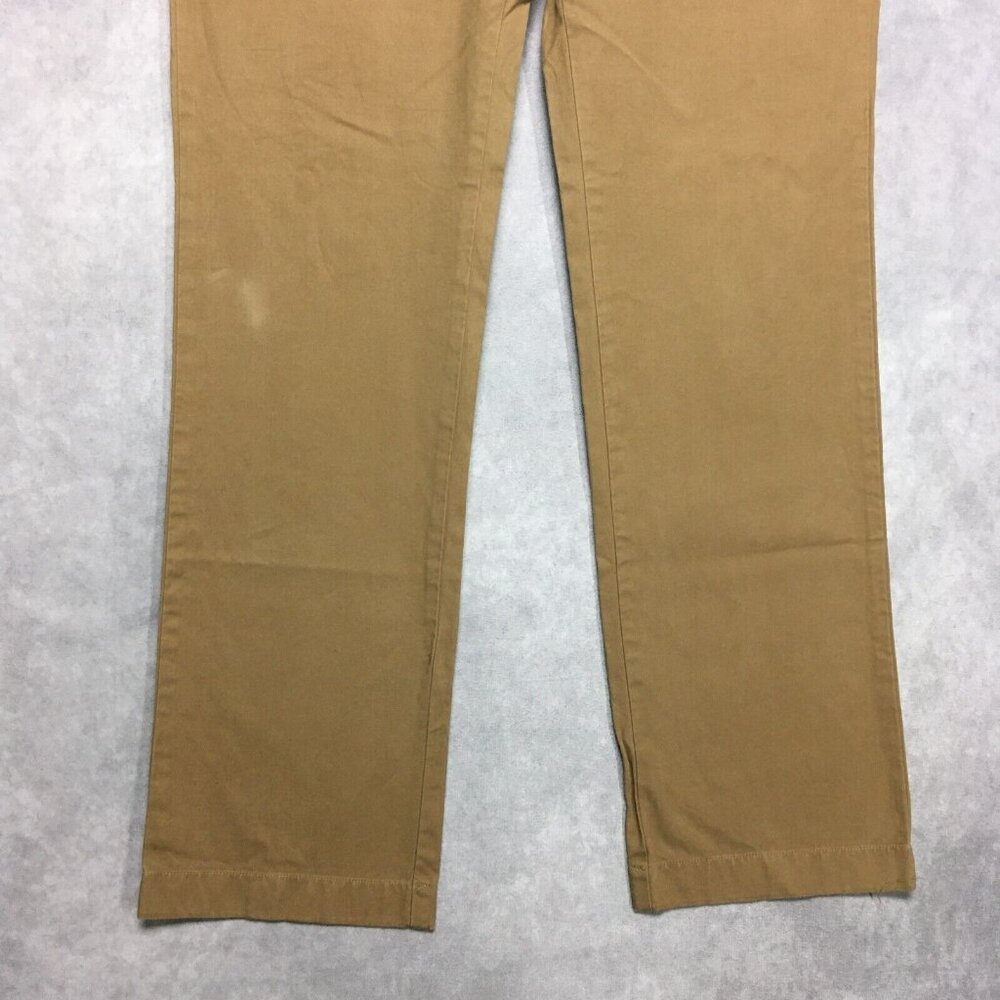 Vineyard Vines Mens‎ Slim Fit Breaker Pants size 34x34 Brown Flat Front Stretch - Picture 13 of 16